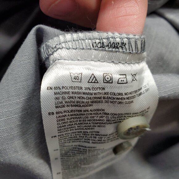 Chef Works Urban Collection Long Sleeve Button Up Chef Shirt Gray Men Sz XL - Picture 4 of 11